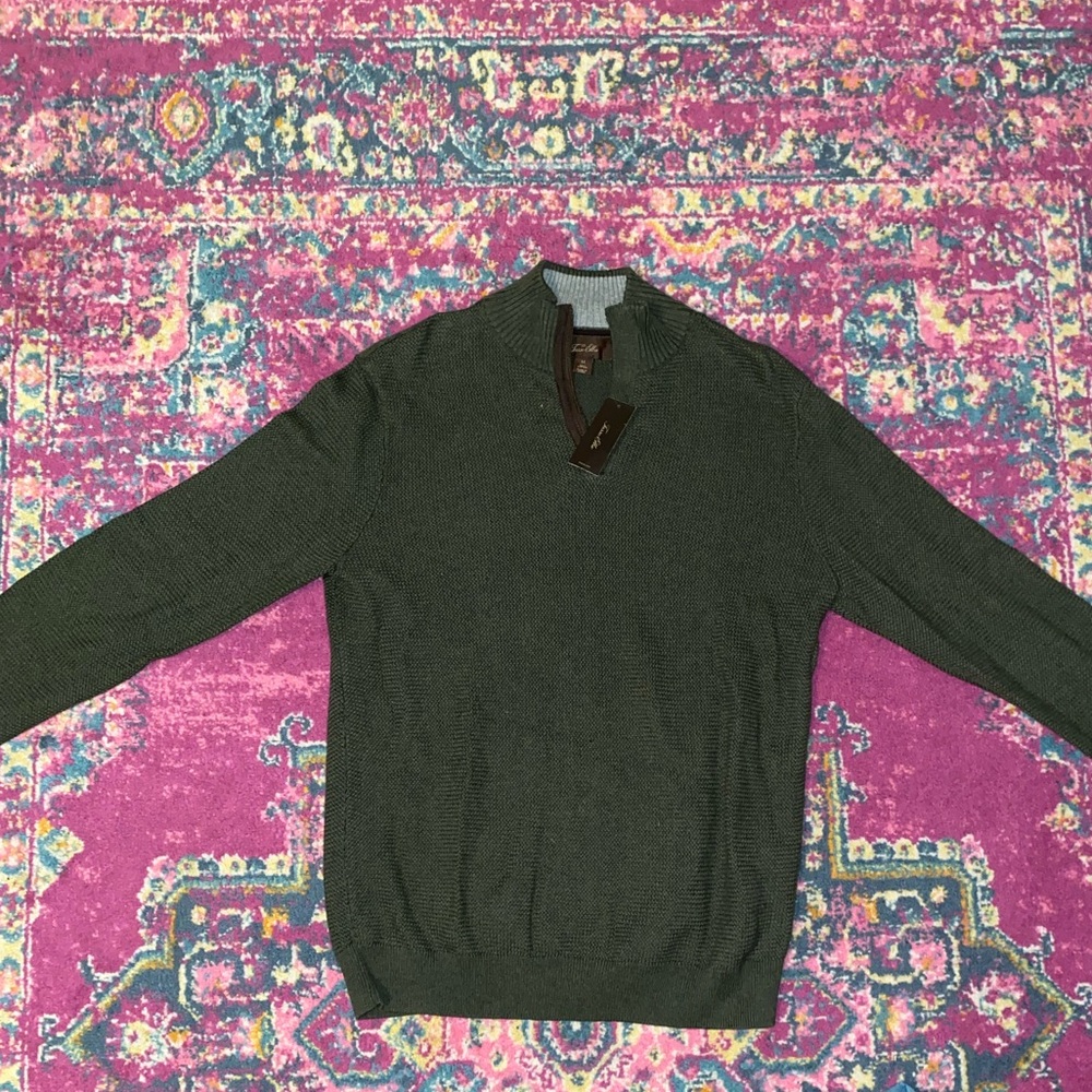 Tasso Elba Quarter Zip (Size: M)